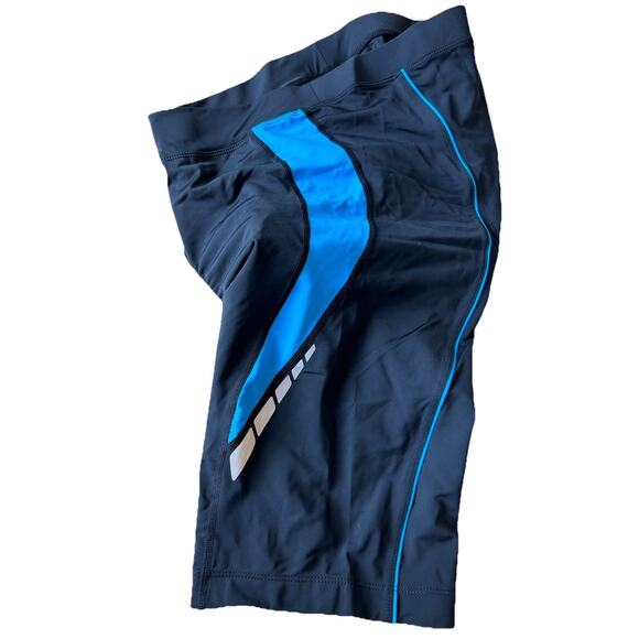 Women’s Padded Cycling Shorts XL Bicycle Riding Racing Black Blue Souke Sport - Picture 2 of 9